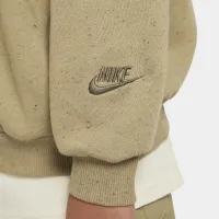 Nike Icon Fleece Big детские оверсайз Pullover Толстовка с капюшоном цвет коричневый