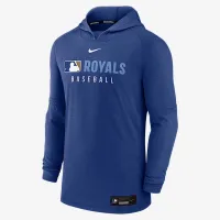 Kansas City Royals Authentic Collection чоловічі Nike Dri-FIT MLB Pullover Толстовка з капюшоном блакитний