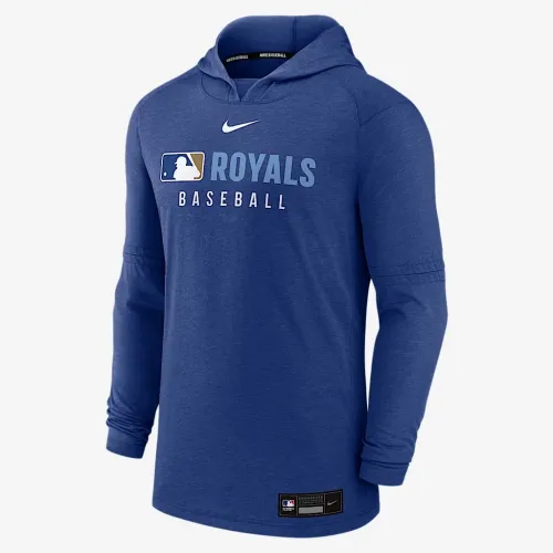 Kansas City Royals Authentic Collection чоловічі Nike Dri-FIT MLB Pullover Толстовка з капюшоном блакитний