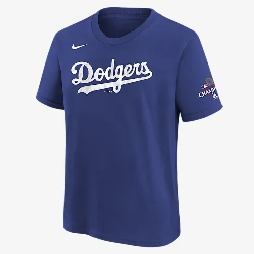 Mookie Betts Los Angeles Dodgers 2024 World Series Champions Big дитячі Nike MLB футболка блакитний