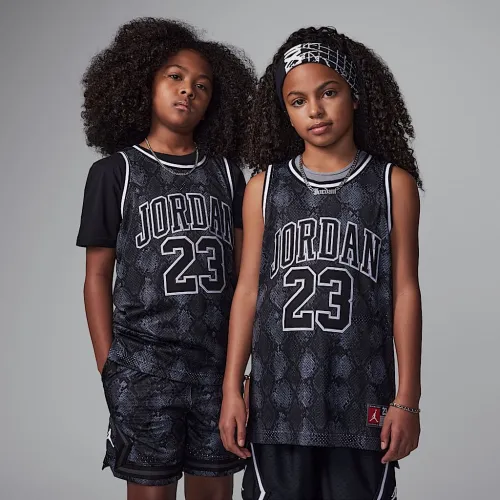 Nike Jordan23 Big детские Printed Jersey цвет серый