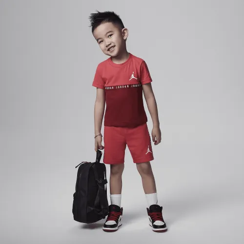 Nike Jordan Jumpman Toddler 2-Piece шорти комплект колір червоний