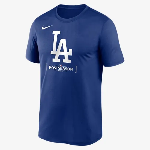 Los Angeles Dodgers 2024 Postseason Authentic Collection Legend чоловічі Nike Dri-FIT MLB футболка блакитний