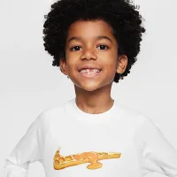 Nike Swim Hydroguard Little детские Long-Sleeve Top цвет белый