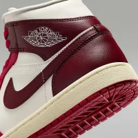 Nike Air Jordan 1 Mid женская Кроссовки цвет белый