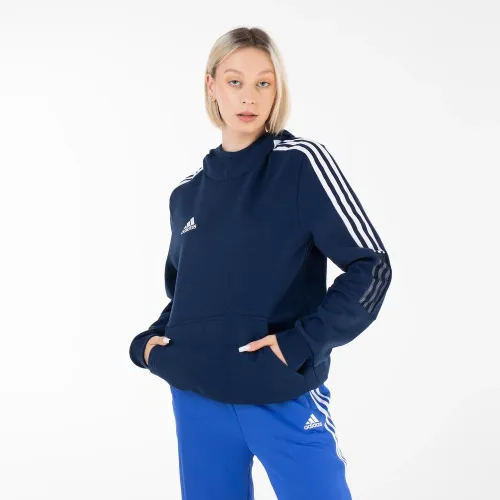 Кофта/футболка adidas Tiro 21 Sweat Толстовка с капюшоном GK9680 - Синяя
