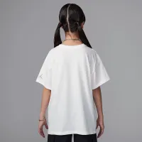 Nike Jordan Big детские Y2K Heart Graphic футболка цвет белый