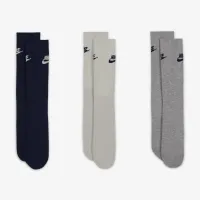 Nike Sportswear Everyday Essential Crew шкарпетки (3 пар) різнокольорові