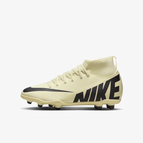 Nike Jr. Mercurial Superfly 9 Club Little/Big дитячі Multi-Ground High-Top футбольні бутси Yellow