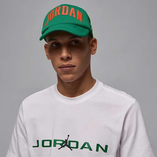 Nike Jordan Big детские Foam Trucker Hat цвет зеленый