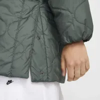Nike Sportswear Essential женская Quilted Anorak Куртка цвет зеленый