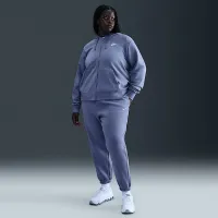 Nike Sportswear Phoenix Fleece женская С высокой Талией оверсайз Sweatpants (большие размеры) синий