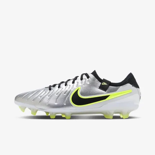 Nike Tiempo Legend 10 Elite Firm-Ground Low-Top футбольные бутсы цвет серый