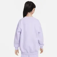 Nike Sportswear Club Fleece Big детские оверсайз свитшот цвет фиолетовый