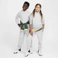 Nike Standard Issue Big детские Dri-FIT Fleece баскетбольные Толстовка с капюшоном цвет серый