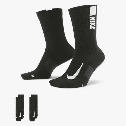 Nike Multiplier Crew Sock (2 пар) колір чорний