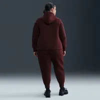 Nike Sportswear Tech Fleece Windrunner женская Full-Zip Толстовка с капюшоном (большие размеры) цвет красный