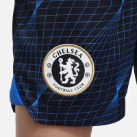 Chelsea FC 2023/24 Stadium Away Big детские Nike Dri-FIT Soccer шорты синий