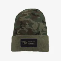 Oregon State Nike College Beanie цвет зеленый
