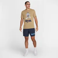 Nike мужские Dri-FIT Fitness футболка цвет коричневый