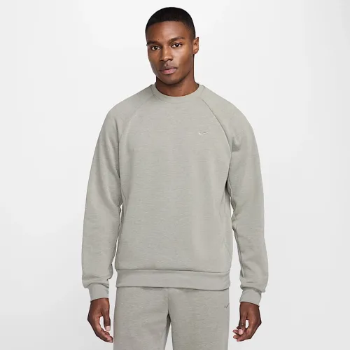 Nike Primary Fleece мужские Dri-FIT UV Performance Crew цвет зеленый