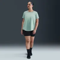 Nike Dri-FIT жіноча футболка (великі розміри) колір зелений