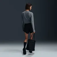 Nike One Classic жіноча Dri-FIT Long-Sleeve Top колір сірий