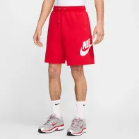 Nike Club мужские French Terry Alumni шорты цвет красный