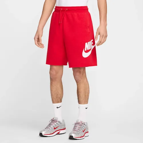 Nike Club чоловічі French Terry Alumni шорти колір червоний