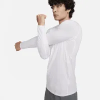 Nike Pro чоловічі Dri-FIT Slim Long-Sleeve Fitness Top колір білий