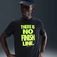 Nike чоловічі Dri-FIT Running футболка колір чорний