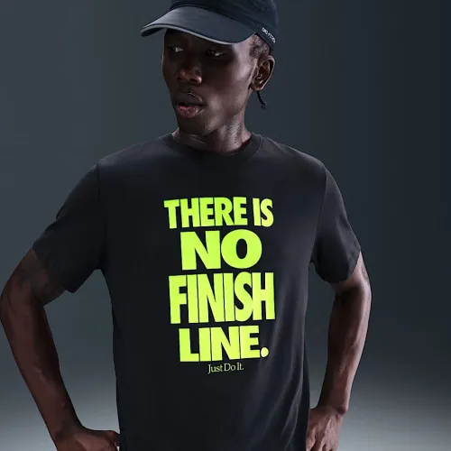 Nike чоловічі Dri-FIT Running футболка колір чорний