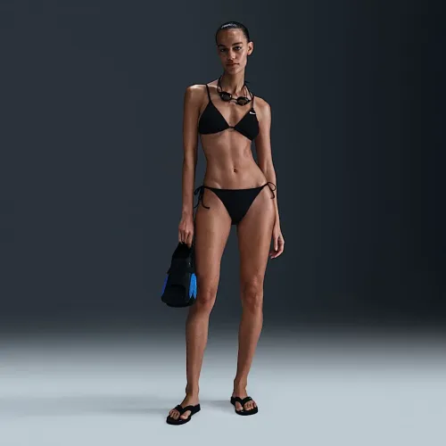 Nike Swim Essential жіноча Tie-String Bikini Bottom колір чорний