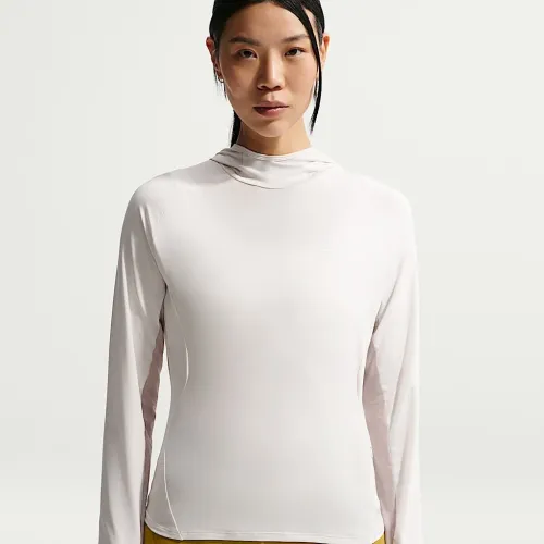 Nike ACG женская UV-Resistant Hooded Trail Running Mid-Layer Top цвет серый