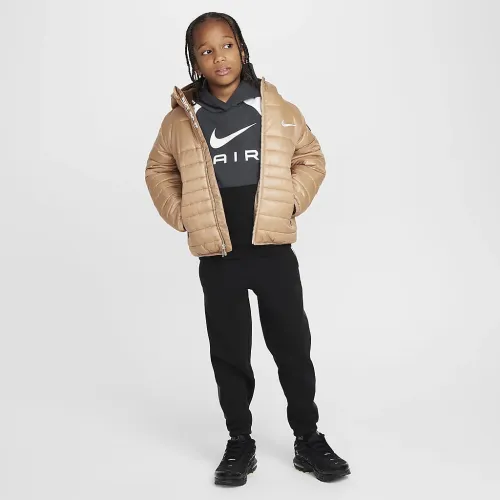 Nike Air Little детские Fleece Pullover and Pants набор цвет черный