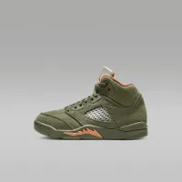 Nike Jordan 5 Retro Little дитячі Кросівки колір зелений