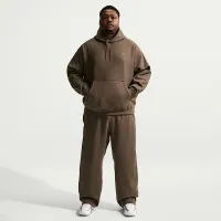 Nike Solo Swoosh мужские Pullover Толстовка с капюшоном цвет коричневый