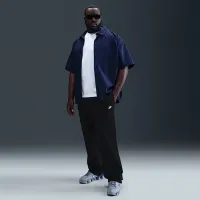 Nike Club чоловічі Open-Hem Fleece Pants колір чорний