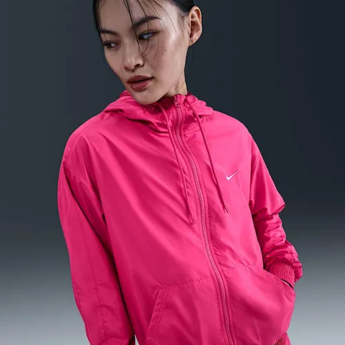 Nike Sportswear Classic Wovens жіноча Loose UV Hooded Куртка Pink