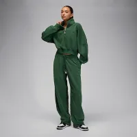 Nike Jordan Flight Fleece жіноча Quarter-Zip Top колір зелений