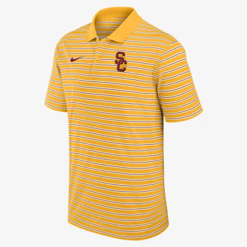 USC Trojans Primetime Victory Striped чоловічі Nike Dri-FIT College Polo Yellow