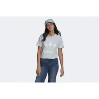 Футболка adidas Adicolor Classics Trefoil Tee GN2975 - Голубая
