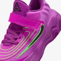 Nike Giannis Immortality 4 Little детские Кроссовки цвет фиолетовый