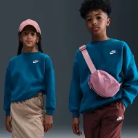 Nike Sportswear Club Fleece Big детские оверсайз свитшот синий