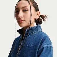 Nike Sportswear Collection Windrunner Big дитячі Denim Куртка блакитний