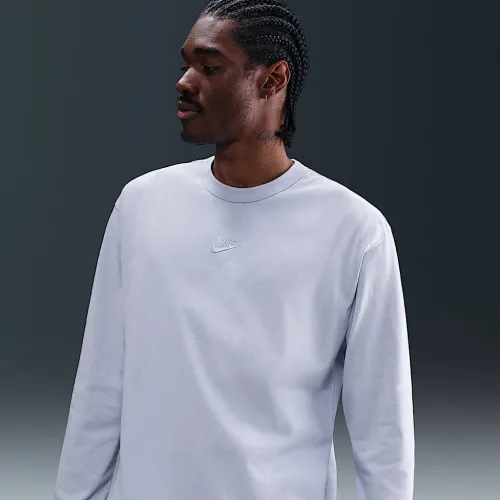 Nike Sportswear Premium Essentials чоловічі Long-Sleeve футболка колір сірий