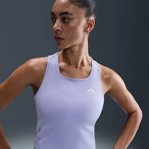 Nike Trail женская Dri-FIT Running Tank Top цвет фиолетовый
