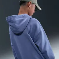 Nike Sportswear Club Fleece Big дитячі оверсайз Pullover Толстовка з капюшоном блакитний