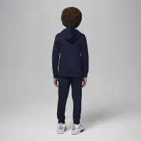Nike Jordan MJ Brooklyn Fleece Little детские 2-Piece Pullover Толстовка с капюшоном набор синий