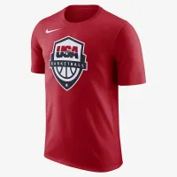 USAB чоловічі Nike Dri-FIT баскетбольні футболка колір червоний